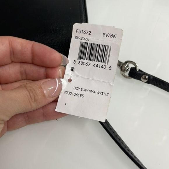 Coach Darcy leather bow wristlet - Picture 8 of 11